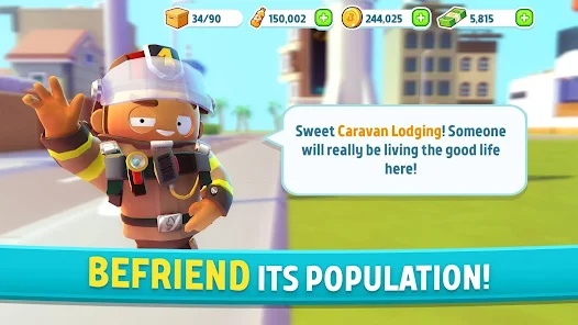 تحميل لعبة بناء المدن City Mania Town Building مهكرة APK للأندرويد 2026 أخر إصدار مجانًا