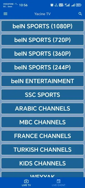 تحميل ياسين تيفي برو Yacine TV Pro الأزرق مهكر للاندرويد Apk أخر إصدار 2026 مجانا تحميل ياسين تيفي برو Yacine TV Pro الأزرق مهكر للاندرويد Apk أخر إصدار 2026 مجانا