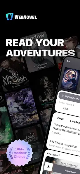 تحميل تطبيق WebNovel مهكر للاندرويد Apk أخر إصدار 2026 مجانا تحميل تطبيق WebNovel مهكر للاندرويد Apk أخر إصدار 2026 مجانا