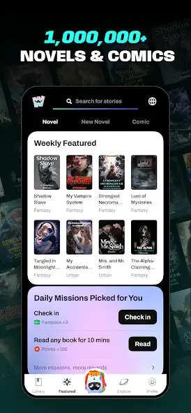 تحميل تطبيق WebNovel مهكر للاندرويد Apk أخر إصدار 2026 مجانا تحميل تطبيق WebNovel مهكر للاندرويد Apk أخر إصدار 2026 مجانا