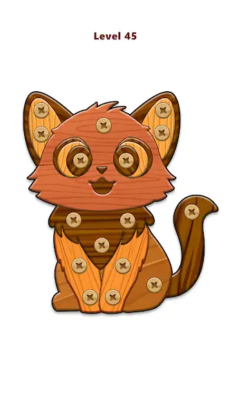 تحميل لعبة Wood Nuts Bolts Puzzle مهكرة APK للأندرويد 2026 أخر إصدار مجانًا