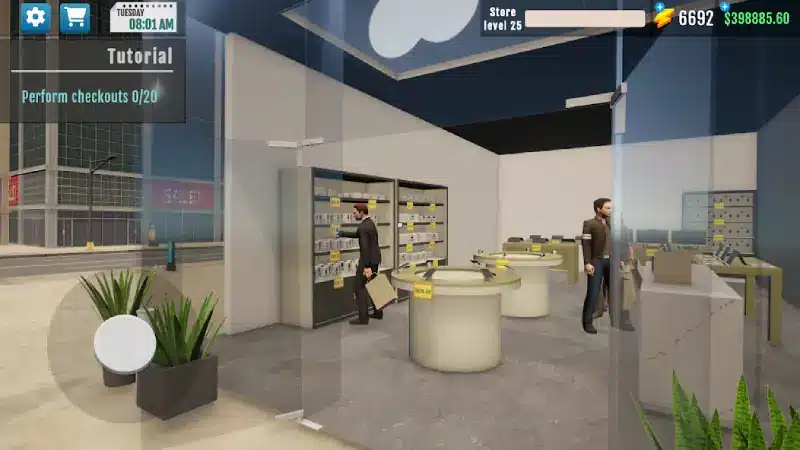 تحميل لعبة Electronics Store Simulator 3D مهكرة APK للأندرويد 2026 أخر إصدار مجانًا