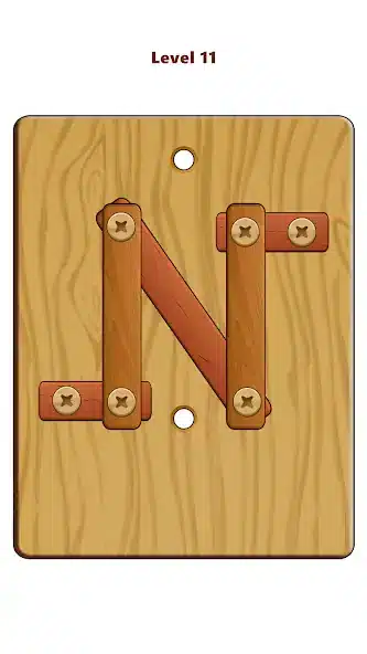 تحميل لعبة Wood Nuts Bolts Puzzle مهكرة APK للأندرويد 2026 أخر إصدار مجانًا