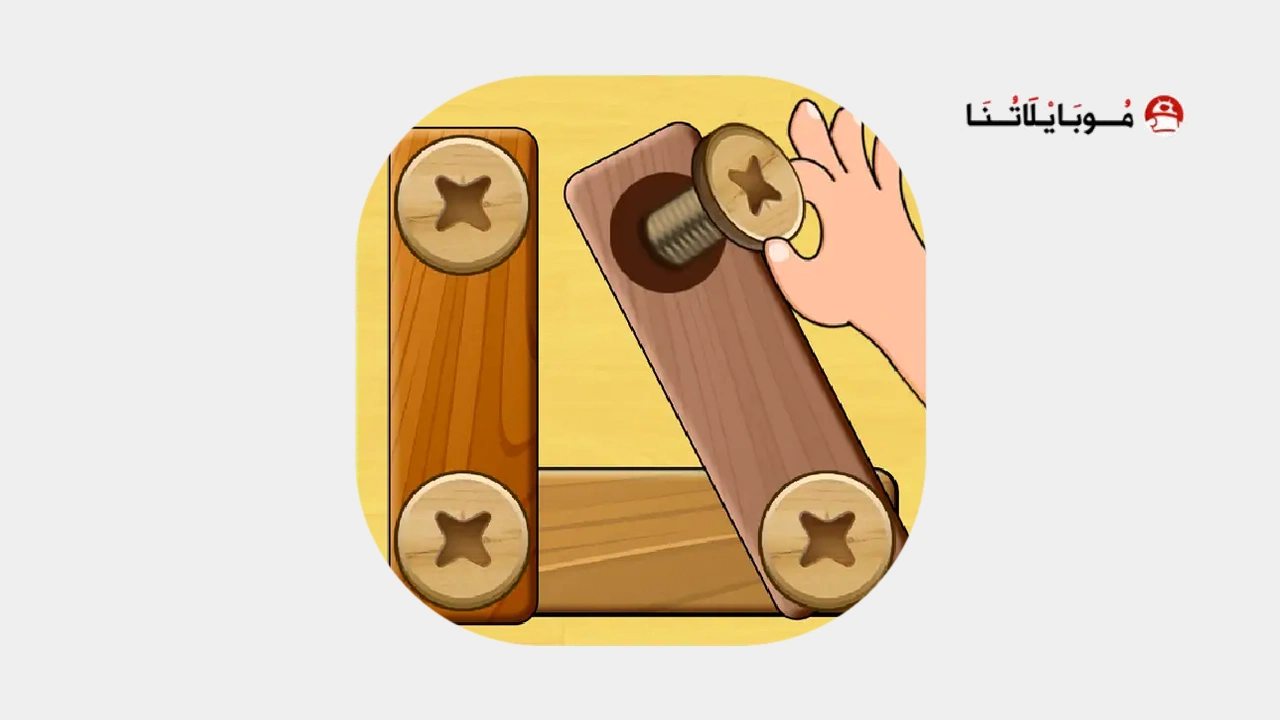 Wood Nuts & Bolts Puzzle