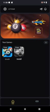 تحميل تطبيق لعبة Snake 8 Ball Pool مهكر APK للأندرويد 2027 أخر إصدار مجانًا