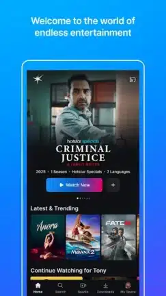 تحميل تطبيق هوت ستار JioHotstar مهكر APK للأندرويد 2026 أخر إصدار مجانًا