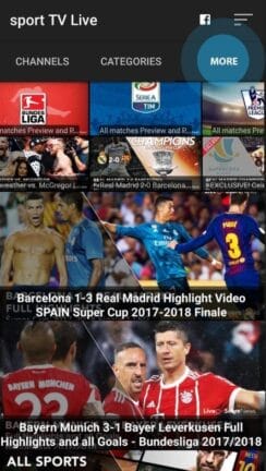تطبيق Live  Sport Tv مهكر