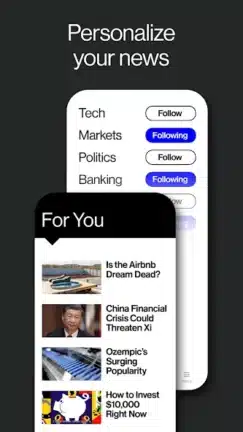 تحميل تطبيق الأخبار بلومبرج Bloomberg مهكر APK للأندرويد 2026 أخر إصدار مجانًا