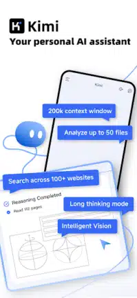 تحميل تطبيق kimi Ai مهكر APK للأندرويد 2026 أخر إصدار مجانًا