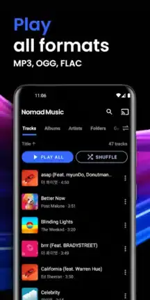 تحميل تطبيق Nomad Music مهكر APK للأندرويد 2026 أخر إصدار مجانًا