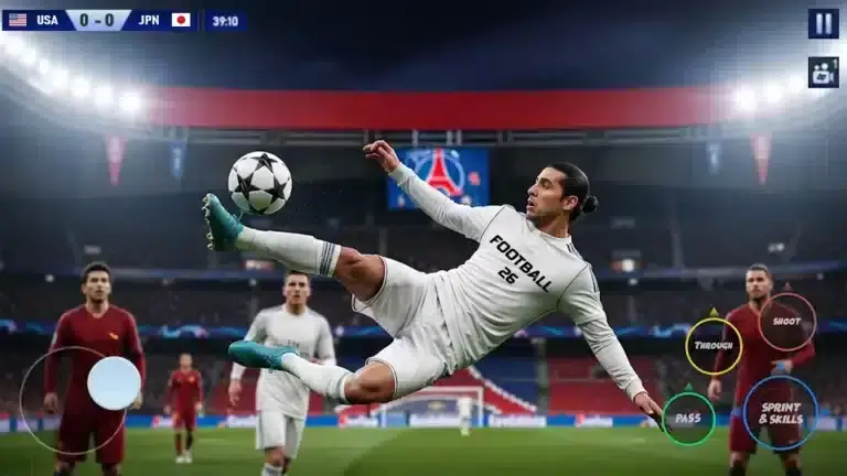 تحميل لعبة World Football Soccer 2027 مهكرة APK للأندرويد 2027 أخر إصدار مجانًا