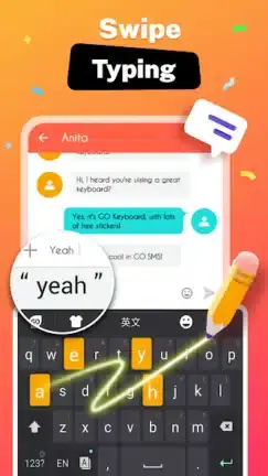 تحميل تطبيق كيبورد GO Keyboard مهكر APK للأندرويد 2026 أخر إصدار مجانًا