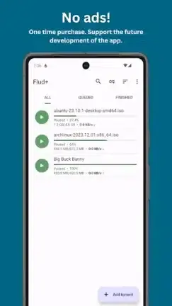 تحميل تطبيق Flud+ Torrent Downloader مهكر APK للأندرويد 2026 أخر إصدار مجانًا