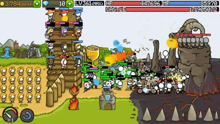 تحميل لعبة Grow Castle مهكرة APK للأندرويد 2026 أخر إصدار مجانًا