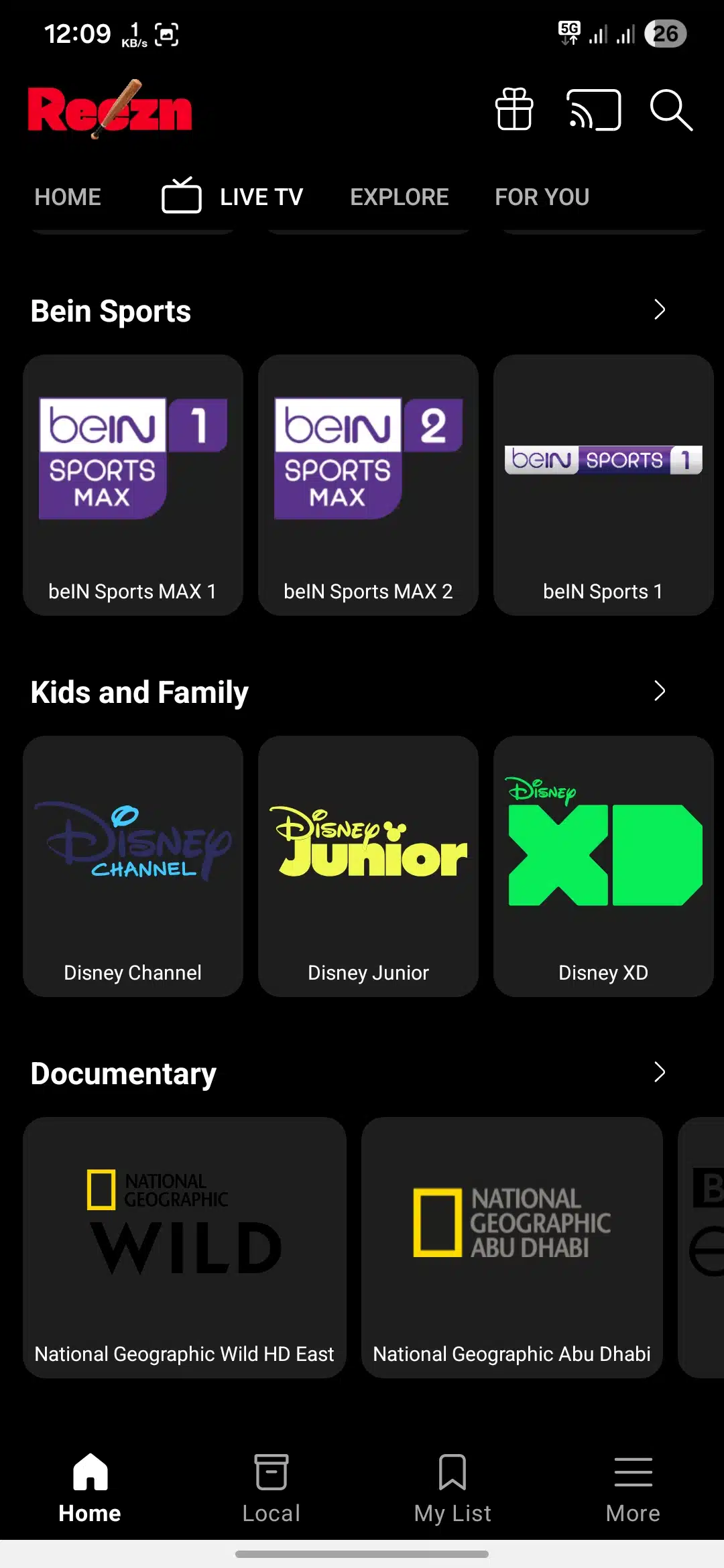تحميل تطبيق Reezn TV مهكر للاندرويد Apk أخر إصدار 2026 مجانا تحميل تطبيق Reezn TV مهكر للاندرويد Apk أخر إصدار 2026 مجانا