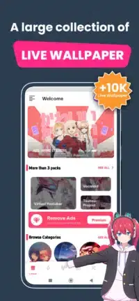تحميل تطبيق Anime Live Wallpapers مهكر APK للأندرويد 2026 أخر إصدار مجانًا