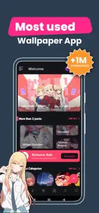 تحميل تطبيق Anime Live Wallpapers مهكر APK للأندرويد 2026 أخر إصدار مجانًا