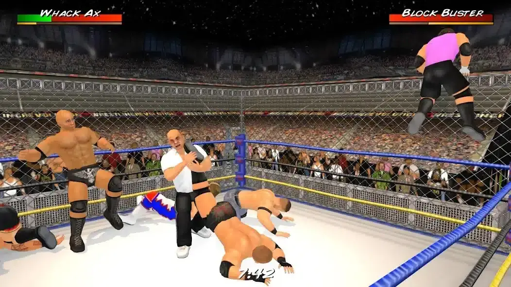 تحميل لعبة Wrestling Revolution 3D مهكرة APK للأندرويد 2027 أخر إصدار مجانًا