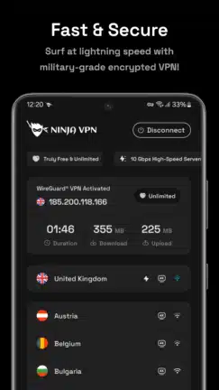 تحميل برنامج Ninja Vpn مهكر للاندرويد Apk أخر إصدار 2026 مجانا تحميل برنامج Ninja Vpn مهكر للاندرويد Apk أخر إصدار 2026 مجانا