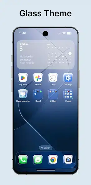 تحميل تطبيق Liquid Launcher OS 26 مهكر APK للأندرويد 2026 أخر إصدار مجانًا