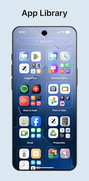 تحميل تطبيق Liquid Launcher OS 26 مهكر APK للأندرويد 2026 أخر إصدار مجانًا