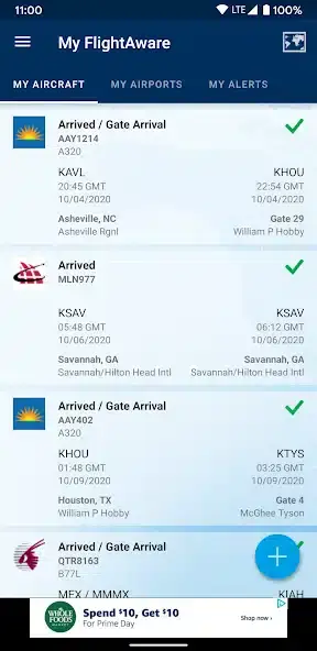 تحميل تطبيق FlightAware مهكر APK للأندرويد 2026 أخر إصدار مجانًا