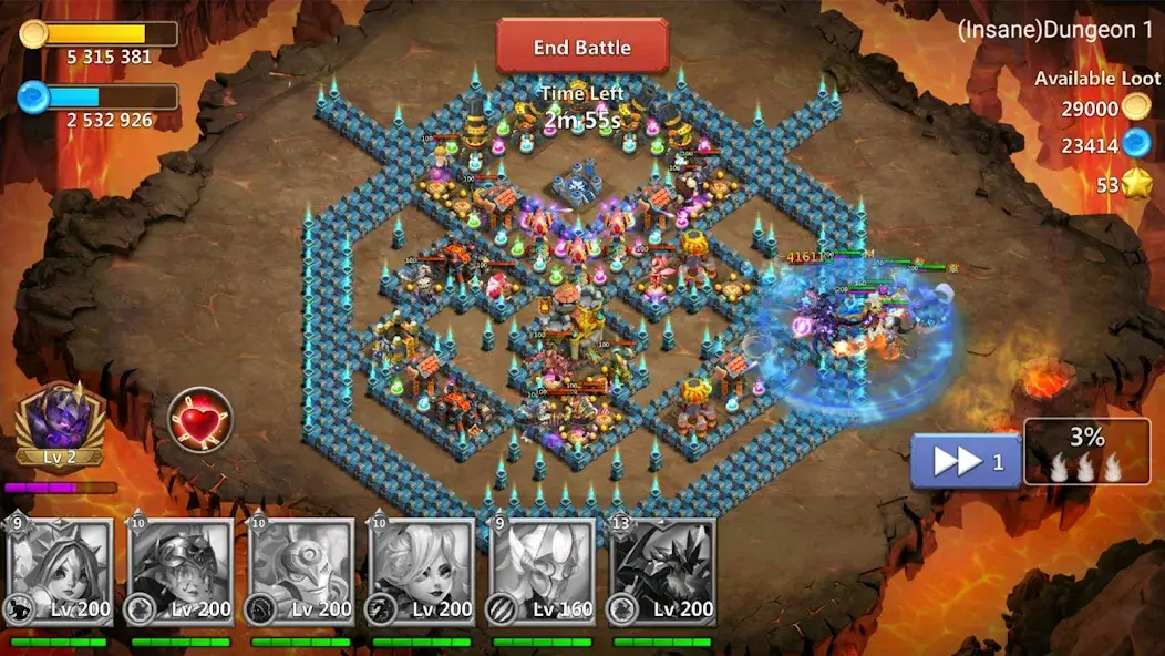 تحميل لعبة Castle Clash مهكرة APK للأندرويد 2026 أخر إصدار مجانًا