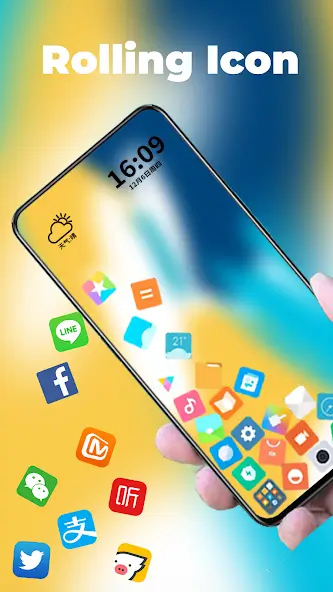 تحميل تطبيق Rolling Icons مهكر APK للأندرويد 2026 أخر إصدار مجانًا