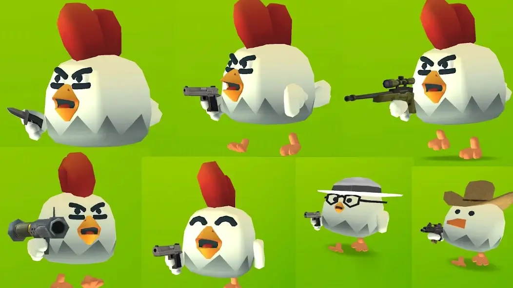 تحميل لعبة Chicken Gun مهكرة APK للأندرويد 2026 أخر إصدار مجانًا