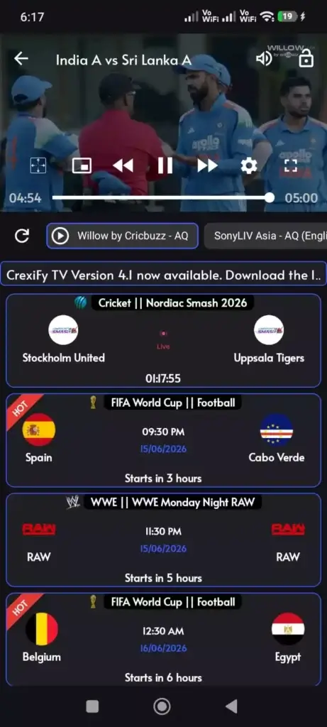 تحميل تطبيق CrexiFy TV مهكر APK للأندرويد 2026 أخر إصدار مجانًا