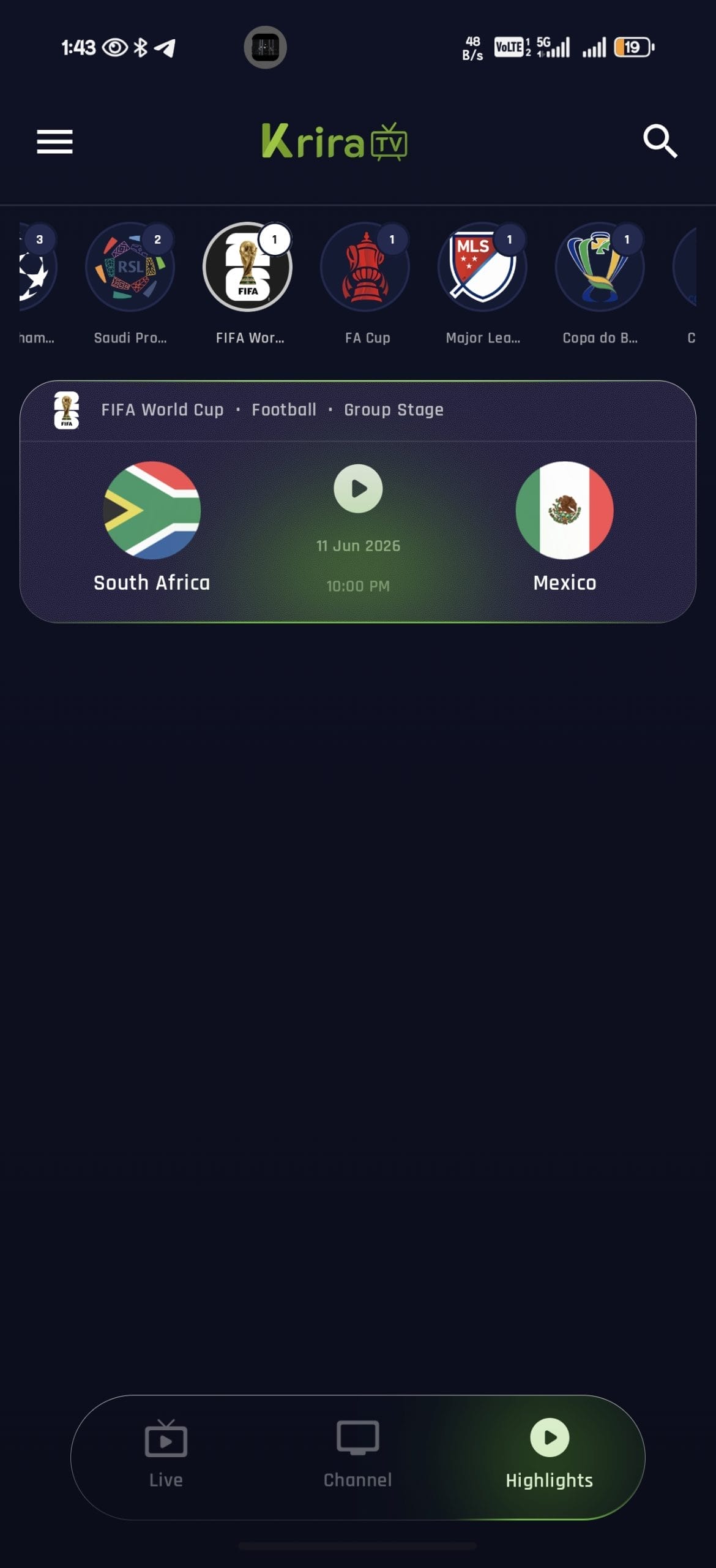 تحميل تطبيق Krira Tv مهكر APK للأندرويد 2026 أخر إصدار مجانًا