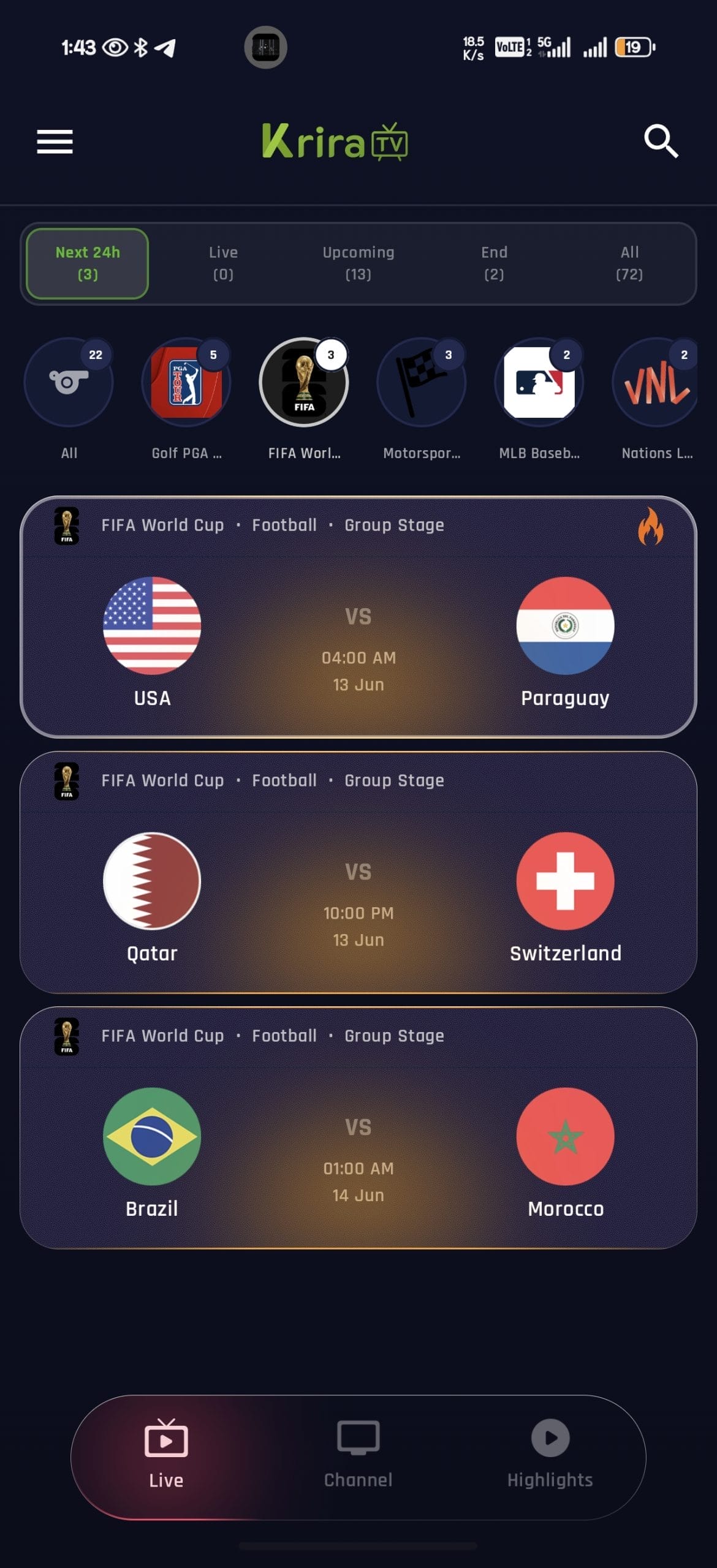 تحميل تطبيق Krira Tv مهكر APK للأندرويد 2026 أخر إصدار مجانًا تحميل تطبيق Krira Tv مهكر APK للأندرويد 2026 أخر إصدار مجانًا