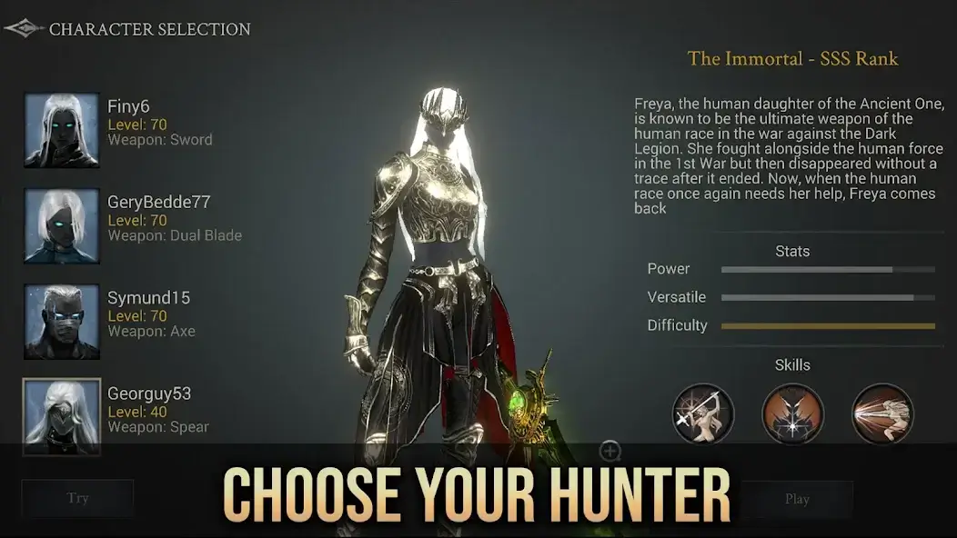 تحميل لعبة Shadow Hunter مهكرة APK للأندرويد 2026 أخر إصدار مجانًا
