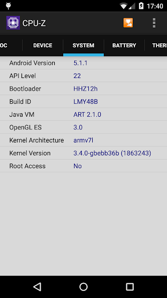 تحميل تطبيق فحص معالج الهاتف CPU-Z مهكر APK للأندرويد 2026 أخر إصدار مجانًا