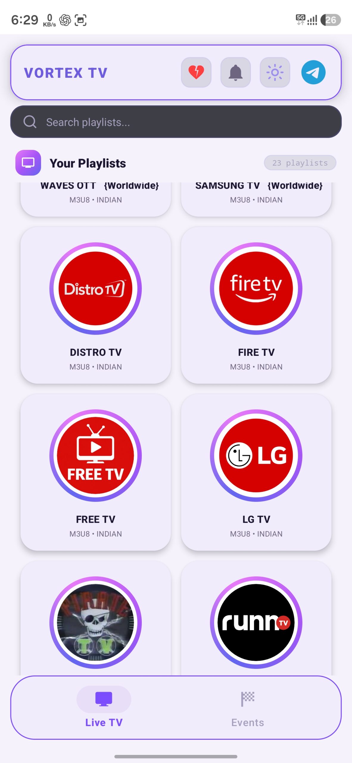 تحميل تطبيق Vortex TV مهكر APK للأندرويد 2026 أخر إصدار مجانًا