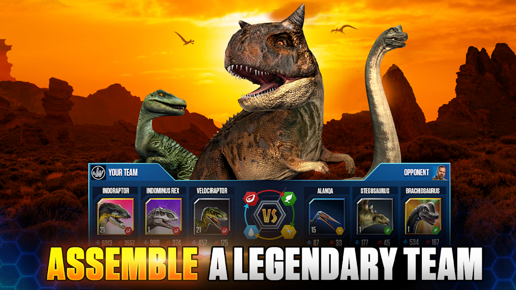 تحميل لعبة Jurassic World The Game مهكرة APK للأندرويد 2026 أخر إصدار مجانًا