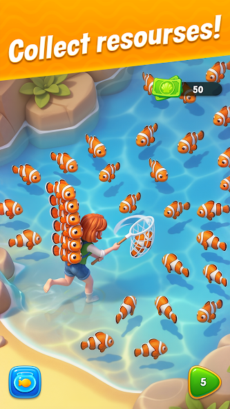 تحميل لعبة فيشدوم Fishdom مهكرة APK للأندرويد 2026 أخر إصدار مجانًا