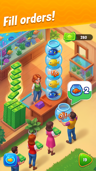 تحميل لعبة فيشدوم Fishdom مهكرة APK للأندرويد 2026 أخر إصدار مجانًا