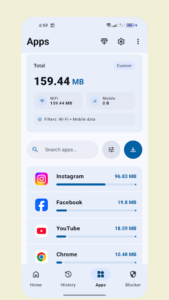 تحميل تطبيق مقياس سرعة الإنترنت Bitvelo مهكر APK للأندرويد 2026 أخر إصدار مجانًا