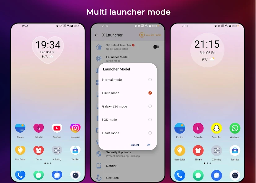 تحميل تطبيق X Launcher مهكر APK للأندرويد 2026 أخر إصدار مجانًا