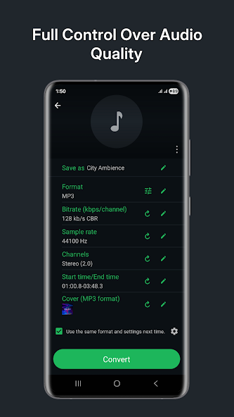 تنزيل برنامج Audio Converter مهكر APK للأندرويد 2026 أخر إصدار مجانًا