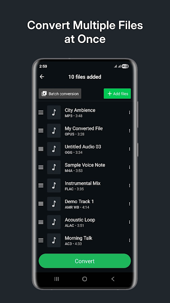 تنزيل برنامج Audio Converter مهكر APK للأندرويد 2026 أخر إصدار مجانًا