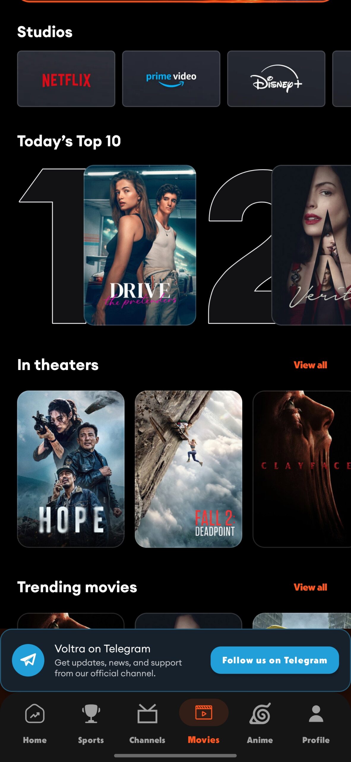 تحميل تطبيق Voltra TV مهكر APK للأندرويد 2026 أخر إصدار مجانًا