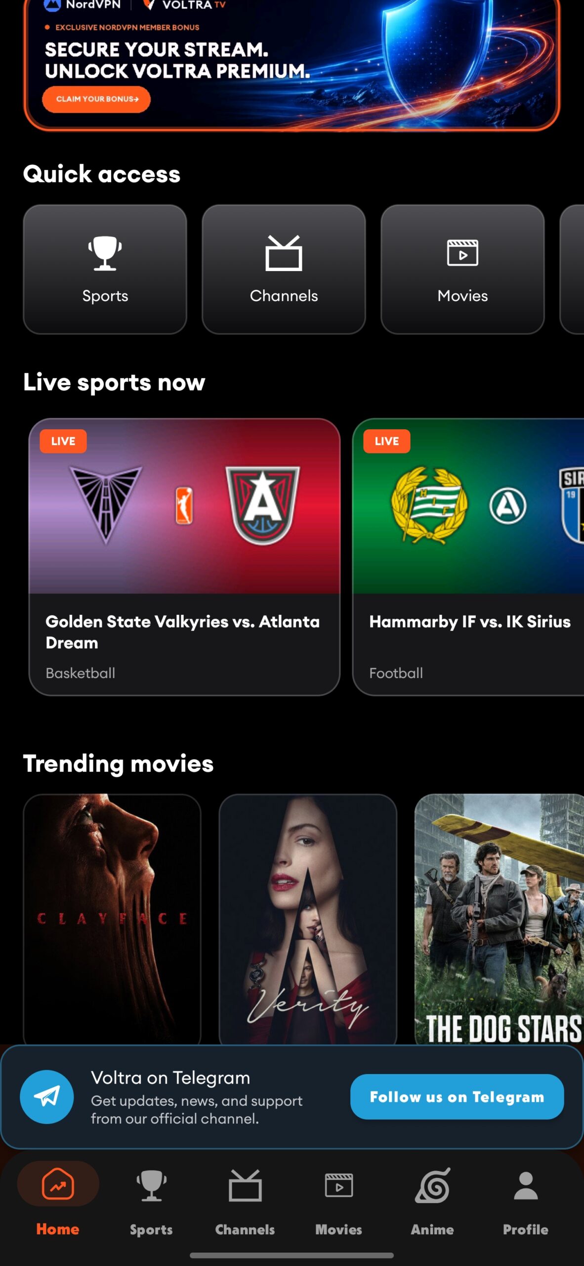 تحميل تطبيق Voltra TV مهكر APK للأندرويد 2026 أخر إصدار مجانًا
